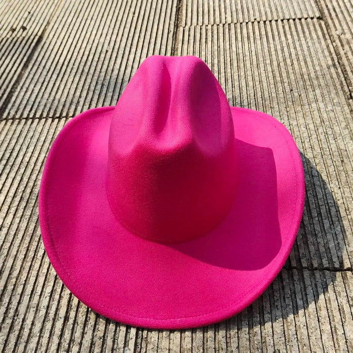 Chic Retro Cowboy Hat - Elegant White Jazz Style for All Occasions