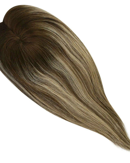 Natural-Looking 6x7 Inch Virgin Human Hair Toppers for Effortless Coverage