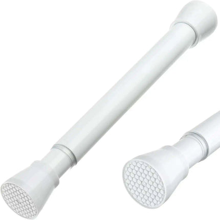 Adjustable 18' to 28' Stainless Steel Tension Shower Rod - No Drilling, Non-Slip, Rust-Free for Bathroom and Kitchen - Très Elite