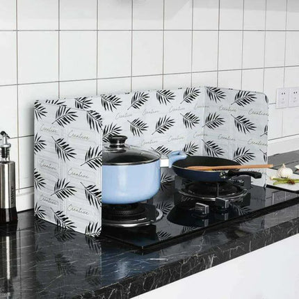 Adjustable Heat-Resistant Aluminum Kitchen Oil Splash Shield - Versatile Splatter Guard - Très Elite