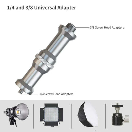 Adjustable Height Gun Grip Light Stand with Wheels and Tripod - LED Softbox Support - Très Elite