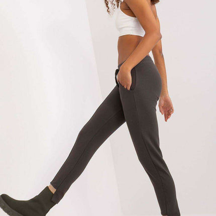 Adjustable High-Waisted Cotton Lounge Pants for Ultimate Comfort - Très Elite