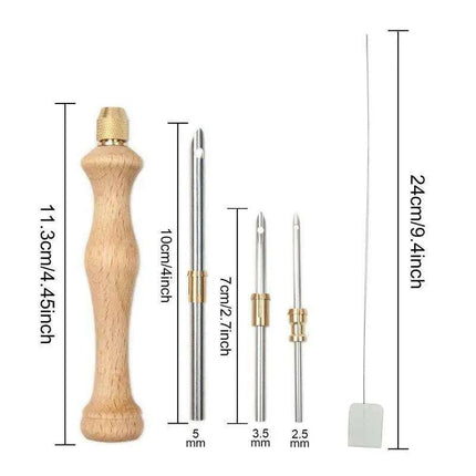 Adjustable Punch Needle Craft Kit for Creative DIY Embroidery and Projects - Très Elite