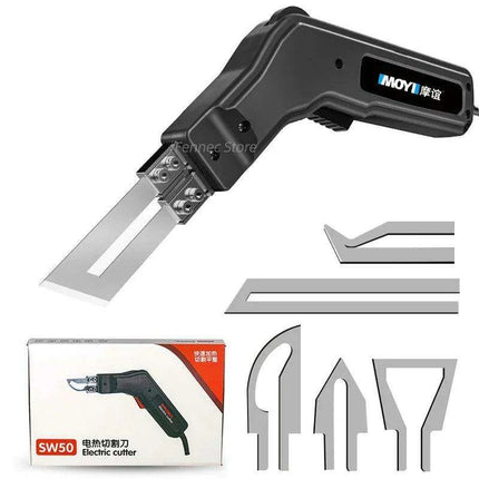 Adjustable Temperature Electric Fabric and Foam Cutter with Universal Plug Compatibility..