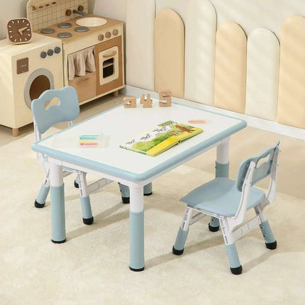 Adjustable Toddler Activity Table and Chair Set for Kids Aged 3-8..