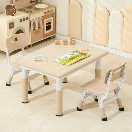 Adjustable Toddler Activity Table and Chair Set for Kids Aged 3-8 - Très Elite