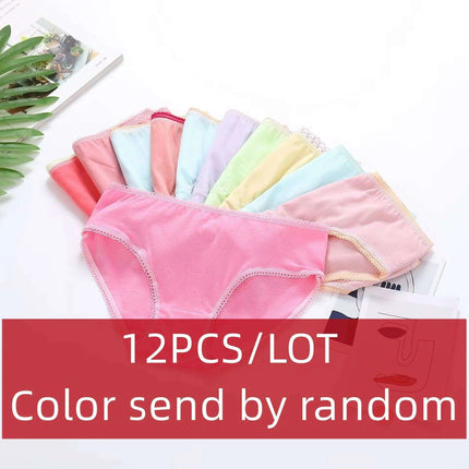 Adorable 12-Pack Cartoon Cotton Briefs for Little Girls - Comfy Underwear for Ages 1-12 - Très Elite