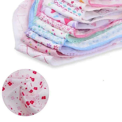 Adorable 12-Pack Cartoon Cotton Briefs for Little Girls - Comfy Underwear for Ages 1-12 - Très Elite
