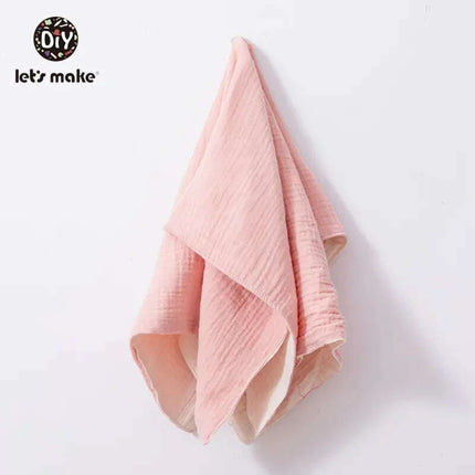 Adorable Baby Gift Set: Cotton Bath Towel, Crochet Rattle, and Accessories for Kids