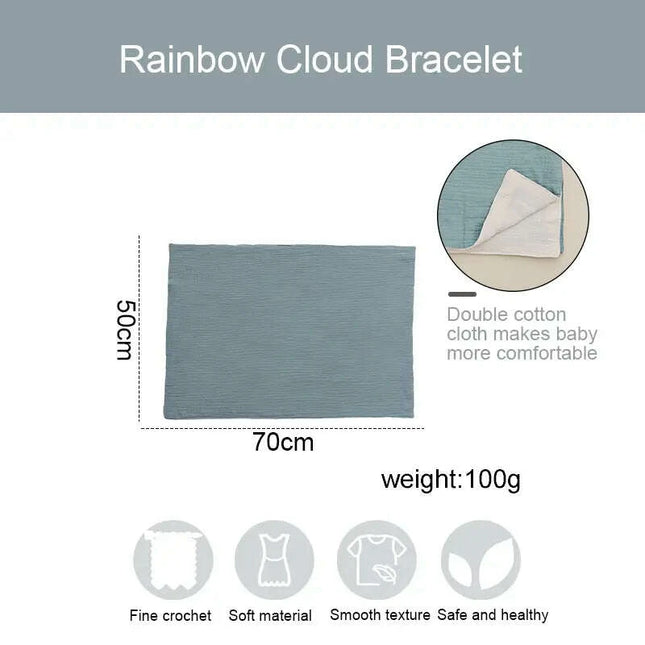 Adorable Baby Gift Set: Cotton Bath Towel, Crochet Rattle, and Accessories for Kids