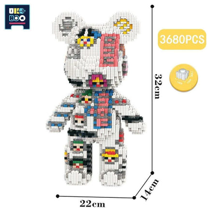 Adorable Bear Cub Building Block Set with Easy Storage - Inspire Creativity and Learning - Très Elite