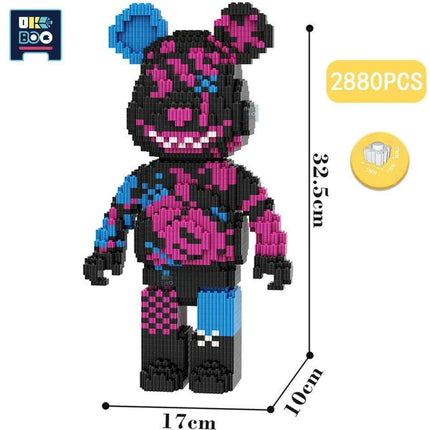 Adorable Bear Cub Building Block Set with Easy Storage - Inspire Creativity and Learning - Très Elite