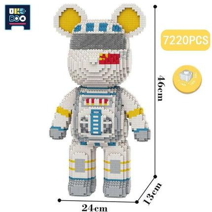 Adorable Bear Cub Building Block Set with Easy Storage - Inspire Creativity and Learning - Très Elite
