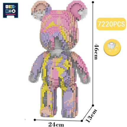 Adorable Bear Cub Building Block Set with Easy Storage - Inspire Creativity and Learning - Très Elite