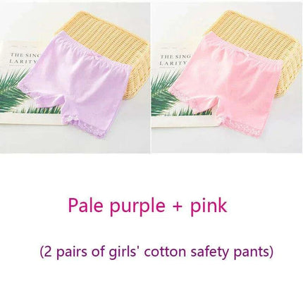 Adorable Cartoon Cotton Briefs for Girls - 2-Piece Underwear Set (Ages 2-11) - Très Elite
