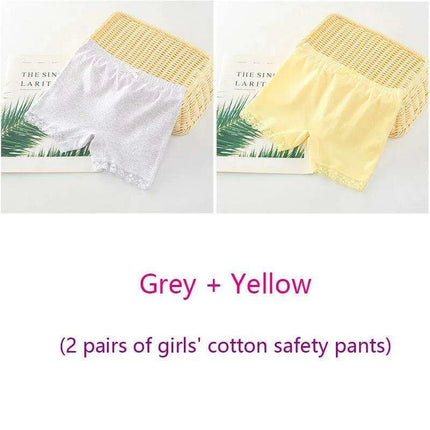 Adorable Cartoon Cotton Briefs for Girls - 2-Piece Underwear Set (Ages 2-11) - Très Elite