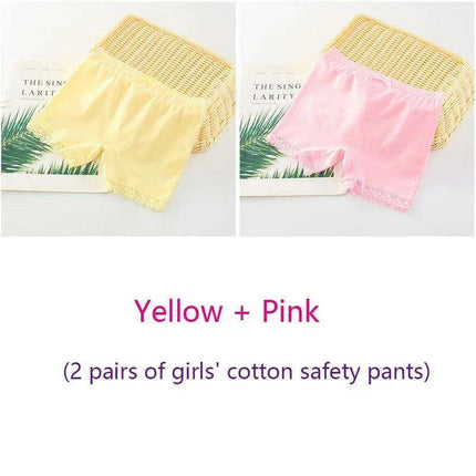 Adorable Cartoon Cotton Briefs for Girls - 2-Piece Underwear Set (Ages 2-11) - Très Elite