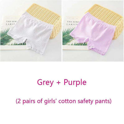 Adorable Cartoon Cotton Briefs for Girls - 2-Piece Underwear Set (Ages 2-11) - Très Elite