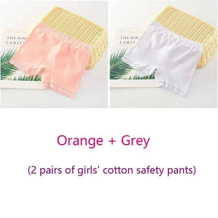 Adorable Cartoon Cotton Briefs for Girls - 2-Piece Underwear Set (Ages 2-11) - Très Elite