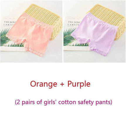 Adorable Cartoon Cotton Briefs for Girls - 2-Piece Underwear Set (Ages 2-11) - Très Elite