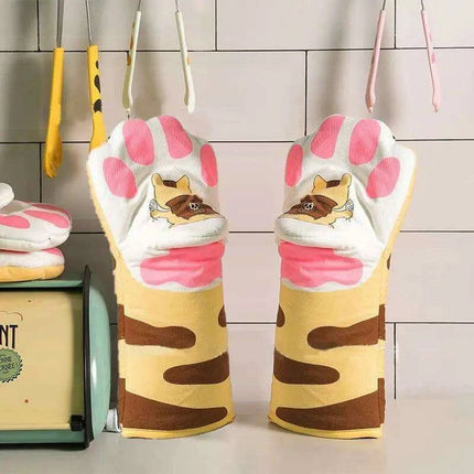 Adorable Cat Paw Design Cooking Glove for Baking Enthusiasts- Très Elite- Très Elite