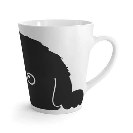 Adorable Ceramic Latte Mug for Dog Lovers - A Perfect Gift for Coffee Enthusiasts