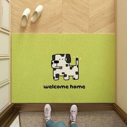 Adorable Doggo Welcome Mat - Trendy Non-Slip Entry Rug - Très Elite