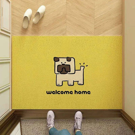 Adorable Doggo Welcome Mat - Trendy Non-Slip Entry Rug - Très Elite