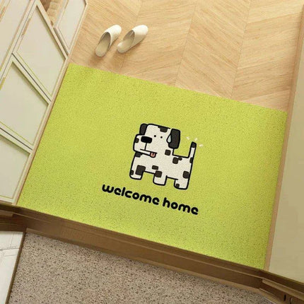 Adorable Doggo Welcome Mat - Trendy Non-Slip Entry Rug - Très Elite