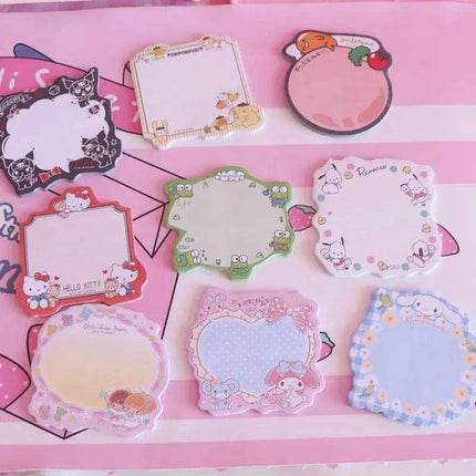 Adorable Kawaii Animal Sticky Note Collection - Perfect for Crafting and Journaling - Très Elite