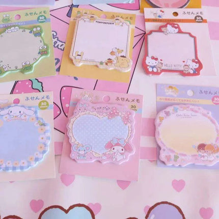 Adorable Kawaii Animal Sticky Note Collection - Perfect for Crafting and Journaling - Très Elite