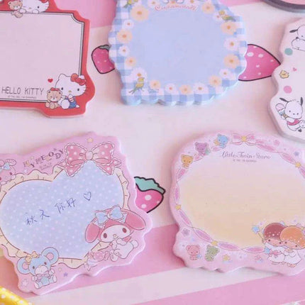 Adorable Kawaii Animal Sticky Note Collection - Perfect for Crafting and Journaling - Très Elite