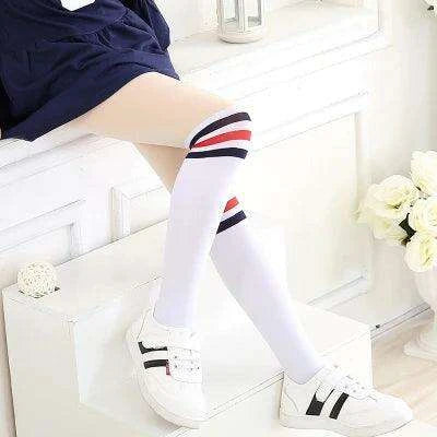 Adorable Kawaii Bear Print Tights for Kids - Cozy Pantyhose with Whimsical Knee Designs - Très Elite