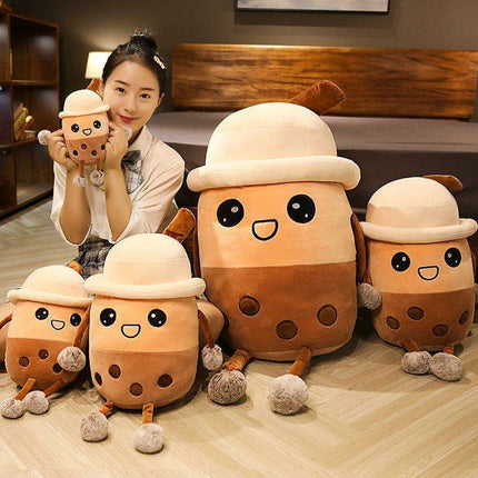 Adorable Pearl Milk Tea Plush Pillow - Exclusive Deluxe Edition - Très Elite