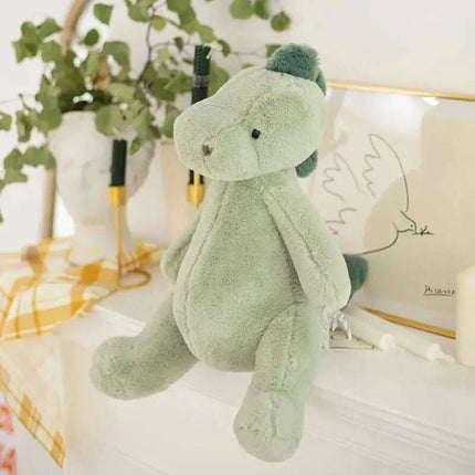 Adorable Plush Fluffy Animal Cuddly Dolls - Elephants, Teddy Bears, Pandas, and Dinosaurs for Kids..