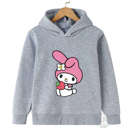Adorable Sanrio Melody Girls' Cartoon Windbreaker for Spring and Autumn Fun - Très Elite