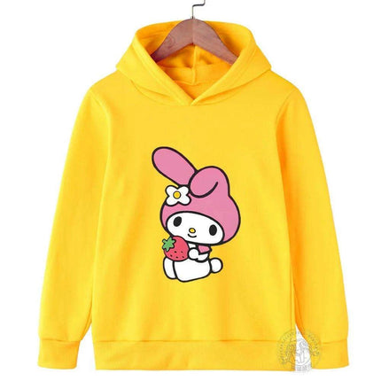 Adorable Sanrio Melody Girls' Cartoon Windbreaker for Spring and Autumn Fun - Très Elite