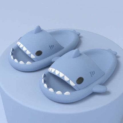 Adult's Slippers Indoor Outdoor Funny Shark Cartoon - Très Elite