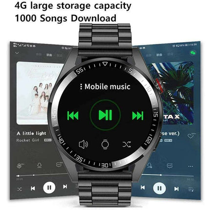 Advanced 4G RAM Smartwatch with Always-On Display - Bluetooth Calling, Health Monitoring, Music Storage - Compatible with Android & iOS - Très Elite