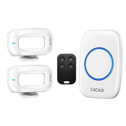 Advanced Customizable Wireless Motion Sensor Doorbell with Extended Detection Capability..