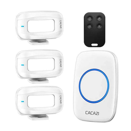 Advanced Customizable Wireless Motion Sensor Doorbell with Extended Detection Capability - Très Elite