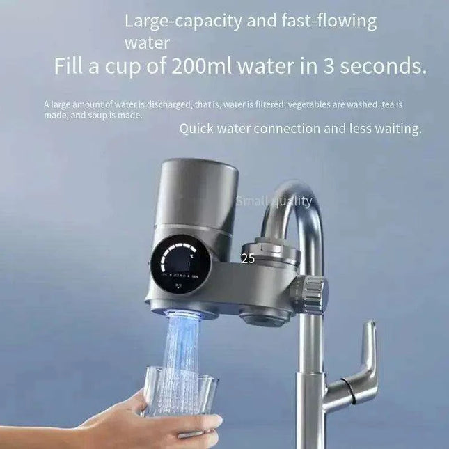 Advanced UV Water Purification Faucet Filter with Instant Hot Water and 8-Stage Filtration System