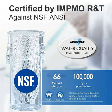 Advanced Ultrafiltration Water Purifier System - High-Speed Bacteria Removal with Lasting Membrane - Très Elite