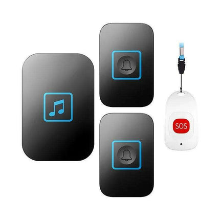 Advanced Wireless Doorbell System with Emergency Alert and Universal Plug Compatibility - Très Elite