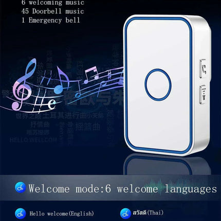 Advanced Wireless Doorbell System with Smart Sensor Technology and Remote Management - Très Elite