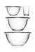 Multi-Purpose Glass Bowl Set for Cooking and Serving Dishes