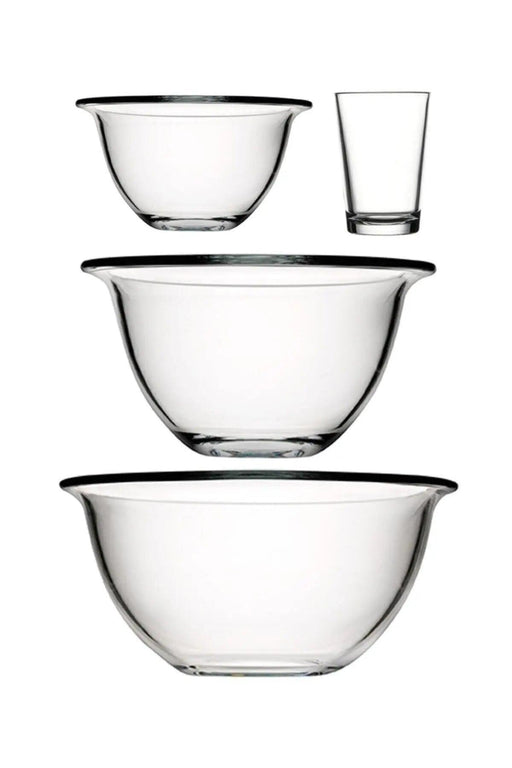 Multi-Purpose Glass Bowl Set for Cooking and Serving Dishes