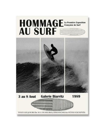 Coastal Vibes: Modern Surfing Art Print for Chic Beach House Decor