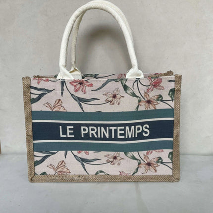 Customizable 100-Piece Eco-Friendly Jute Beach Bag Set for Events and Boutiques