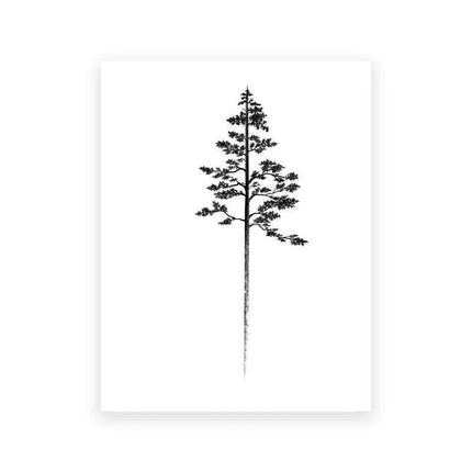Coastal Serenity: Hemlock & Pine Forest Canvas Art Collection
